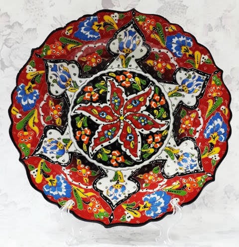 30cm Çini Tabaklar Selçuk Çini